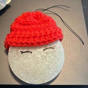 A little snow man that smells like spiced pumpkin